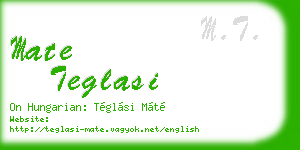 mate teglasi business card